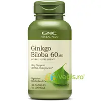 Ginkgo Biloba 60mg Herbal Plus 100cps