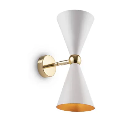 Corp de iluminat pentru perete Vesper - W 180mm, L 320mm , White, 2 X E14 (40W), Metal, Metal, IP20, 0.6kg
