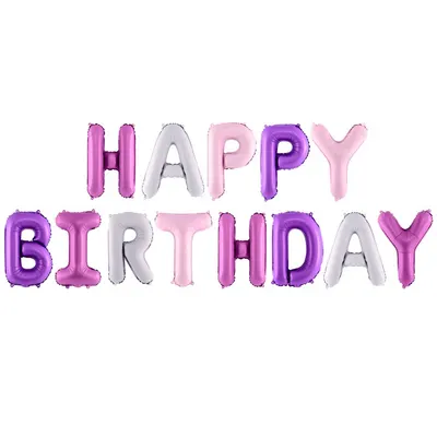 Balon party Happy Birthday mix 340x35cm
