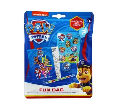 Set de activitati cu breloc surpriza, Paw Patrol Fun Bag