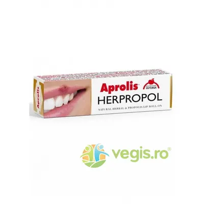 Balsam de Buze Roll-On cu Plante si Propolis Herpropol 5ml