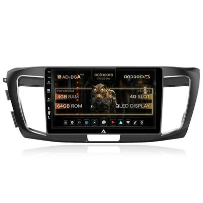 Navigatie Honda ACCORD 9 (2013-2017), Android, A-Octacore 4GB RAM + 64GB ROM, 10.1 Inch - AD-BGA10004+AD-BGRKIT002