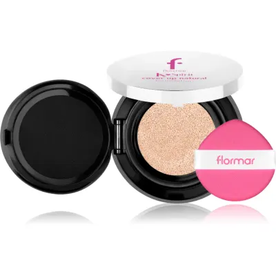 flormar K-Spirit Cover Up Natural Cushion Foundation machiaj compact persistent culoare 001 - Fair 80 g