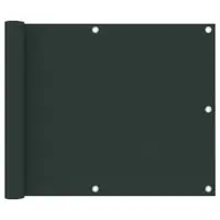 Gossi paravan de balcon, verde inchis, 75x400 cm, tesatura oxford