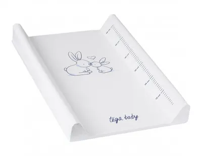 Salteluta de infasat cu intaritura Tega Baby 70x50 cm Iepuras alb