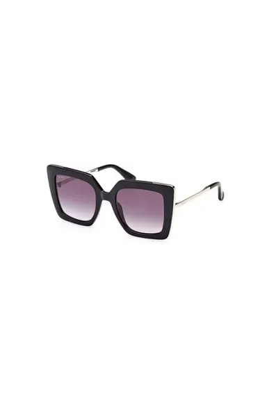 Ochelari de soare cat-eye supradimensionati Design 4 - Auriu/Negru