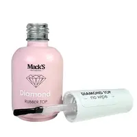 Diamond Rubber Top Coat Mack’s 15ml – Luciu Intens No Wipe | FSM România