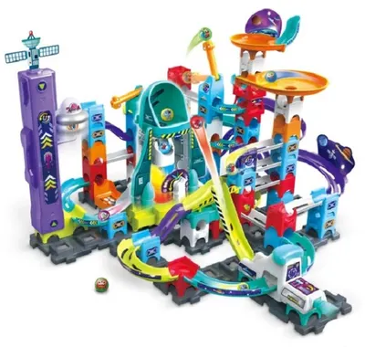 Set de joc Vtech - Marble Rush Magnetic Magic, 120 de piese