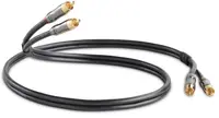 Cablu audio QED - Performance Audio, 2x RCA/2x RCA M/M, 3m, negru
