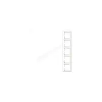 Placa ornament 5 module Alb