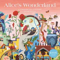 Puzzle Laurence King din 1000 piese - Alice în Țara Minunilor