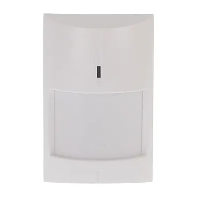 Detector de miscare digital dual PIR si MW Satel GREY PLUS, 15x11 m, 89 grade, ajustabil, anti-masking MW, pet immunity, alb, suport inclus