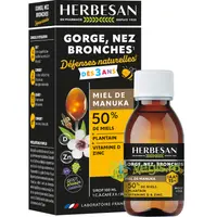 Sirop pentru Gat si Bronhii pentru Copii cu Miere de Manuka IAA15+ (MGO 514) 100ml