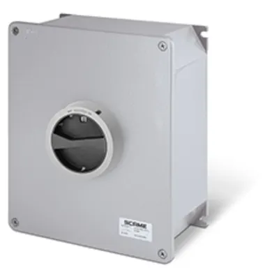 Intrerupator separatorn20A 3P+N IP66 150x210x107mm Y1 IK10 GENERAL GREY/BLACK HIGH WIRING CAPACITY