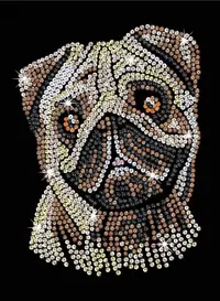 Kit creativ Sequin Art - Sequin Art, Pug