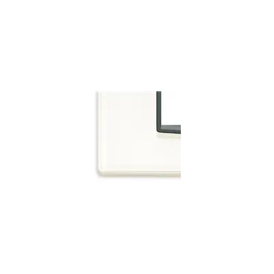 Placa ornament 3 module Vimar(Eikon) Glass white ice
