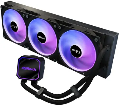 Răcitor cu apă Asrock – Pro 360 ARGB, 3x 120 mm, negru