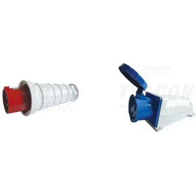 Pachet Industrial IP67 Puternic: Fisa 125A 400V si Priza Aparenta 125A 250V - Conexiuni Extreme si Sigure