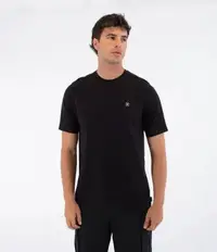 Hurley Tee Ss Printing Press Icon Circle - Black
