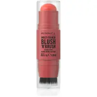 Rimmel Multi-Tasker Blush'N'brush blush stick cu pensulă culoare 250 Coral Dust 8 g