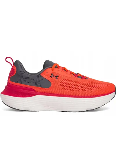 Pantofi de alergare barbati UA Infinite Elite 2 - rosii - amortizare UA HOVR+ - talpa din cauciuc