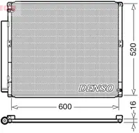 Condensator climatizare (cu uscator) potrivit TOYOTA LAND CRUISER 90, LAND CRUISER PRADO 3.0D 04.96-12.10