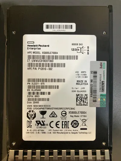 SSD Second Hand Seagate 800GB SAS 12Gb/s pentru servere HPE si MSA 2.5" SFF Mixed Use