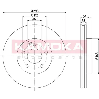 Disc frana KAMOKA 103278