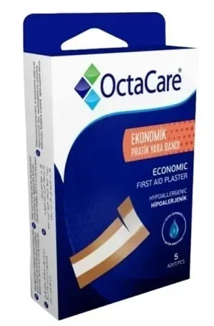OctaCare Plasture Economic de Prim Ajutor, 5 buc