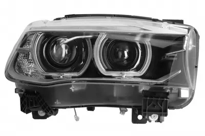 Far Dreapta (bi-xenon, D1S LED W21 WY21W, automat, cu motor, culoare insert: negru) potrivit BMW X5 (F15, F85), X6 (F16, F86) -06.18