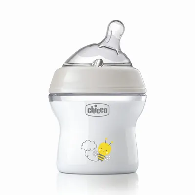 Biberon Chicco Natural Feeling PP, 150ml, unisex, tetina s., 0luni+, 0%BPA