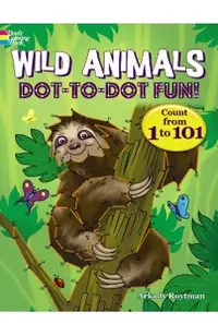 Wild Animals Dot-to-Dot Fun