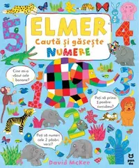 Elmer caută și găsește numere - Paperback - David McKee