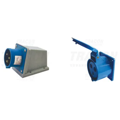 Pachet Conectare Industriala Sigura: Fisa Aparenta si Priza Incorporabila Dreapta TICS 32A 250V