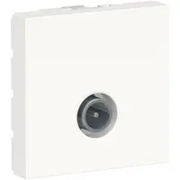Priza tv 2 module Schneider Noua Unica NU346218, alb