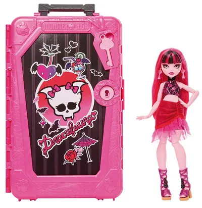 Păpuşă Monster High Skulltimate Secrets - Destination: Gore-geous Oasis, Draculaura