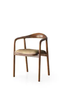Scaun PA, maro deschis, 52x51x77 cm