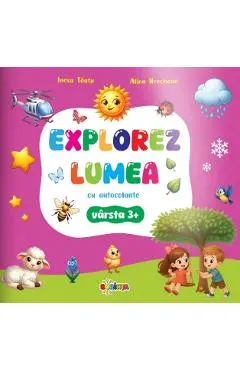 Explorez lumea cu autocolante 3 ani+
