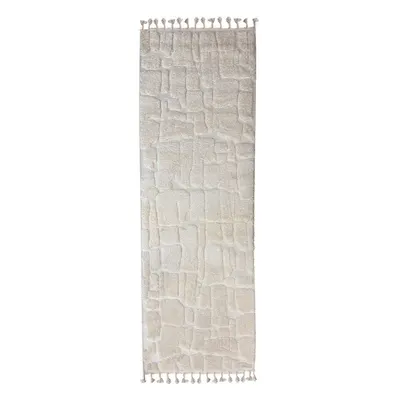 Covor tip traversă crem 80x300 cm Esra Cobbled – Flair Rugs