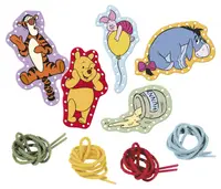 Set de joacă Totum - Winnie the Pooh, cărți pentru înșirat
