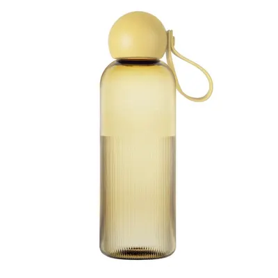 Sticlă galbenă de călătorie din plastic reciclat 650 ml Ture – Sagaform