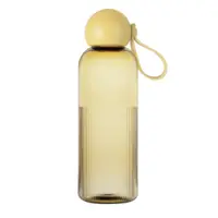 Sticlă galbenă de călătorie din plastic reciclat 650 ml Ture – Sagaform