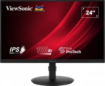 Monitor Consumer ViewSonic VG2408A-MHD, 24", 1920x1080 pixeli, Black, 3 ani Garantie