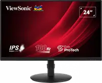 Monitor Consumer ViewSonic VG2408A-MHD, 24", 1920x1080 pixeli, Black, 3 ani Garantie