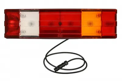 Stop dreapta (24V, cu semnalizare, cu proiector ceata, lumina de marsarier, cu lumina stop, lumini parcare, lungime furtun: 1,2m, cu dop) potrivit MERCEDES MK, SK 07.87-09.96
