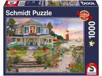Puzzle Schmidt din 1000 de piese - Casa langa plaja