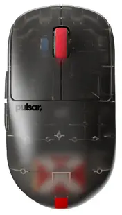 Mouse de gaming Pulsar - X2H Mini, optic, fără fir , Clear Black Edition