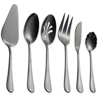 Tacamuri, 18/0 Inox, Negre, 6 Bucati, Berglander
