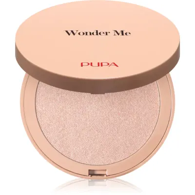 PUPA Milano Wonder Me Glow Pudra compacta ce ofera luminozitate culoare 101 - Rose Gold 7.5 g