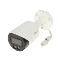 Camera supraveghere exterior IP cu iluminare duala Dahua IPC-HFW2449S-S-IL-0280B, 4MP, 2.8 mm, IR/lumina alba 30 m, microfon, slot card, PoE